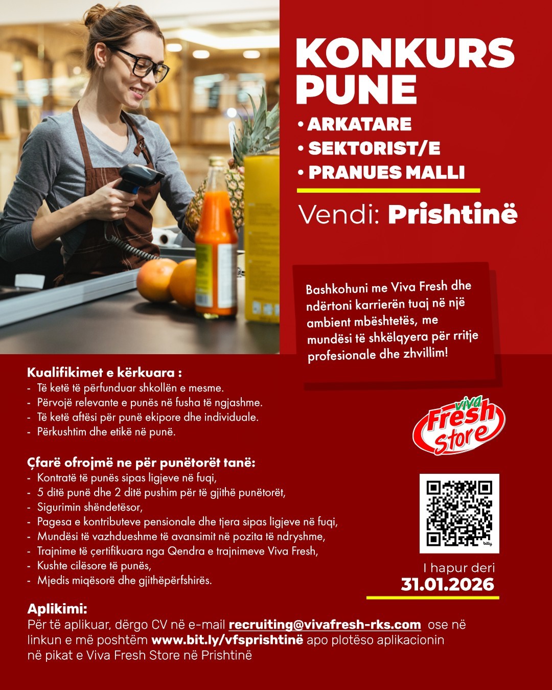 Arkatare, Sektorist/e, Pranues Malli - Prishtinë